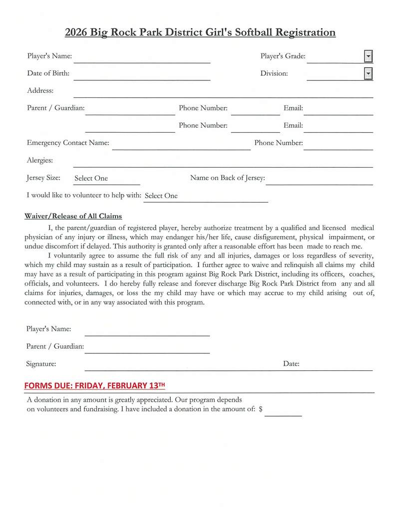 Registration Form