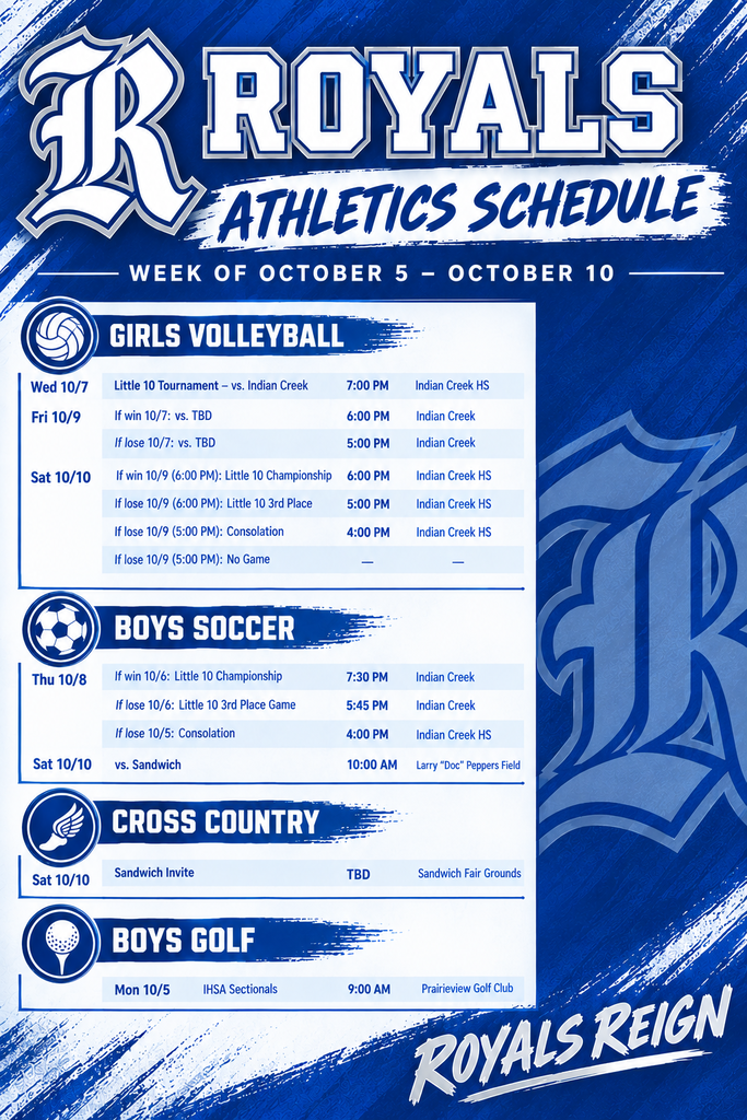 Royals Athletic Schedule