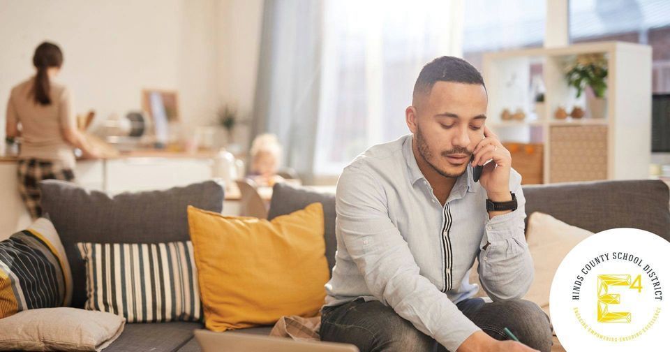 man makes phone call