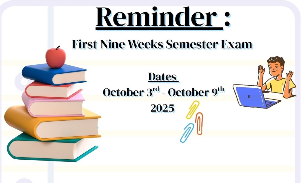 1st nine weeks exam 