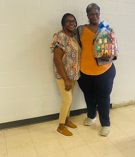 Mrs. Franklin and Mrs. Woodard