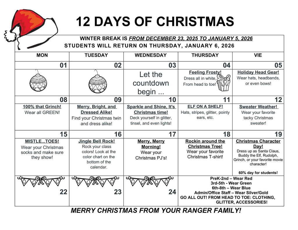 12 Days of Christmas