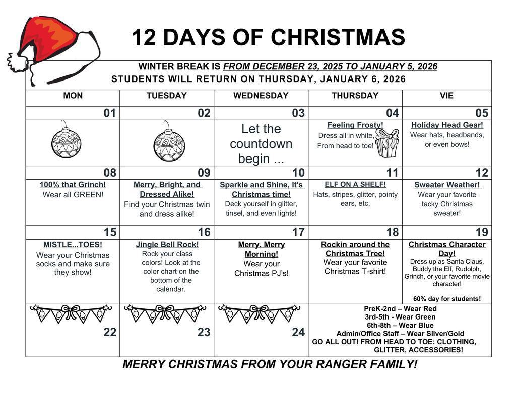 12 Days of Christmas