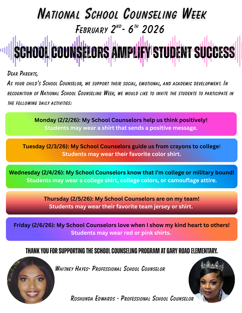 National School Counseling Week Flyer