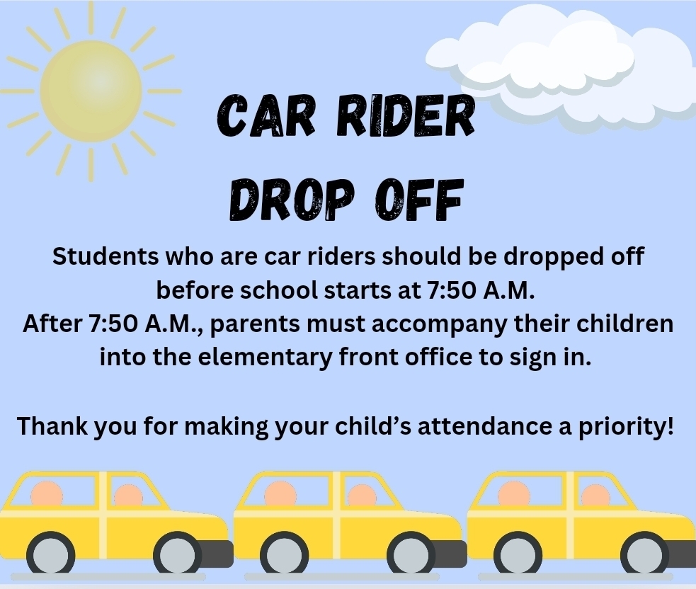 Car Rider Drop off