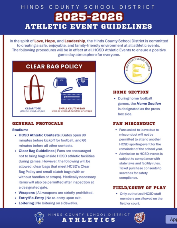 athletic event guidelines
