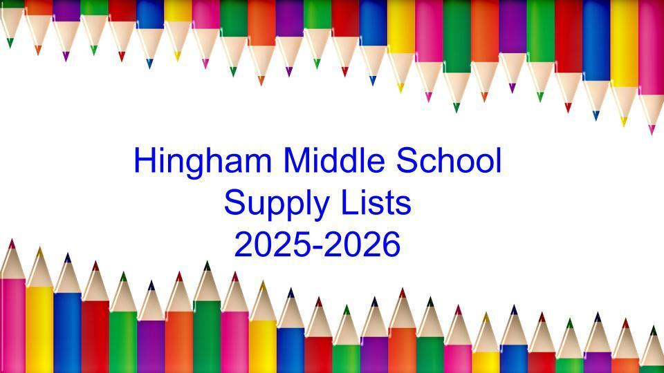Supply Lists