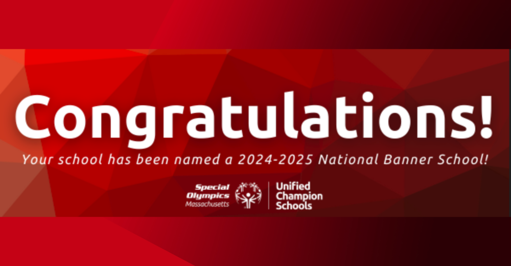 banner image stating "congratulations! Your school has been named a 2024-2025 national banner school!"