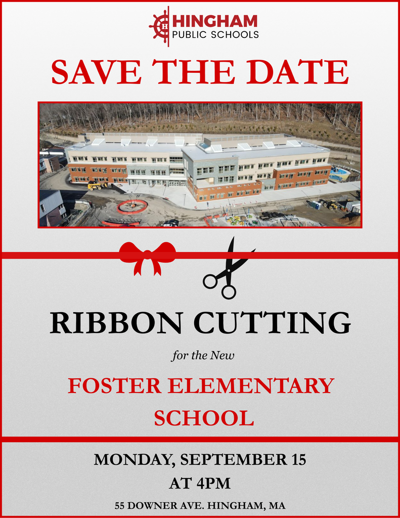 Foster ribbon cutting save the date