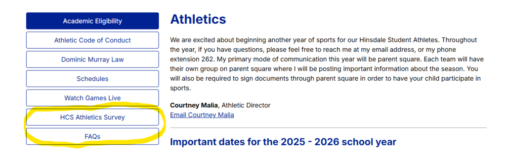 athletics