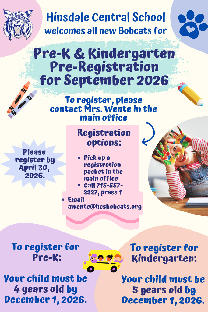 upk & kindergarten pre-registration