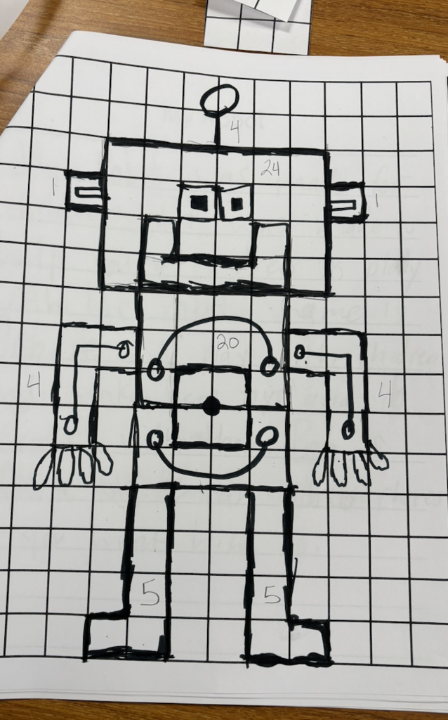 drawing of robot
