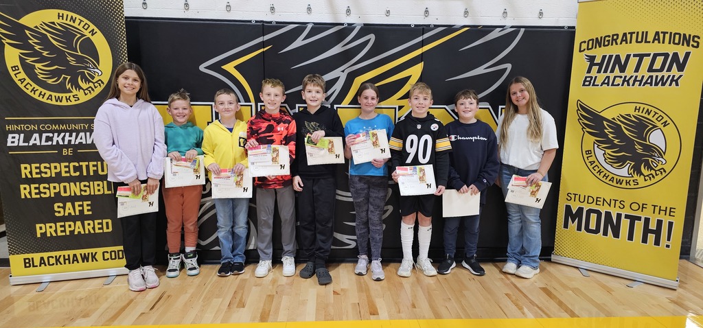 October Students of the Month