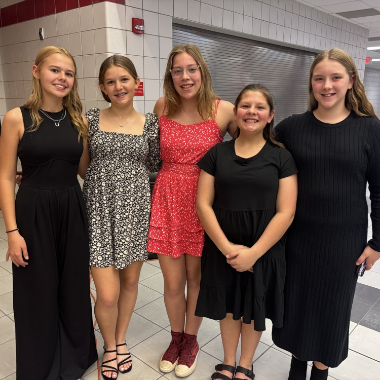 Hinton choir students