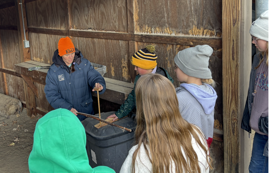fire starting with bow drill