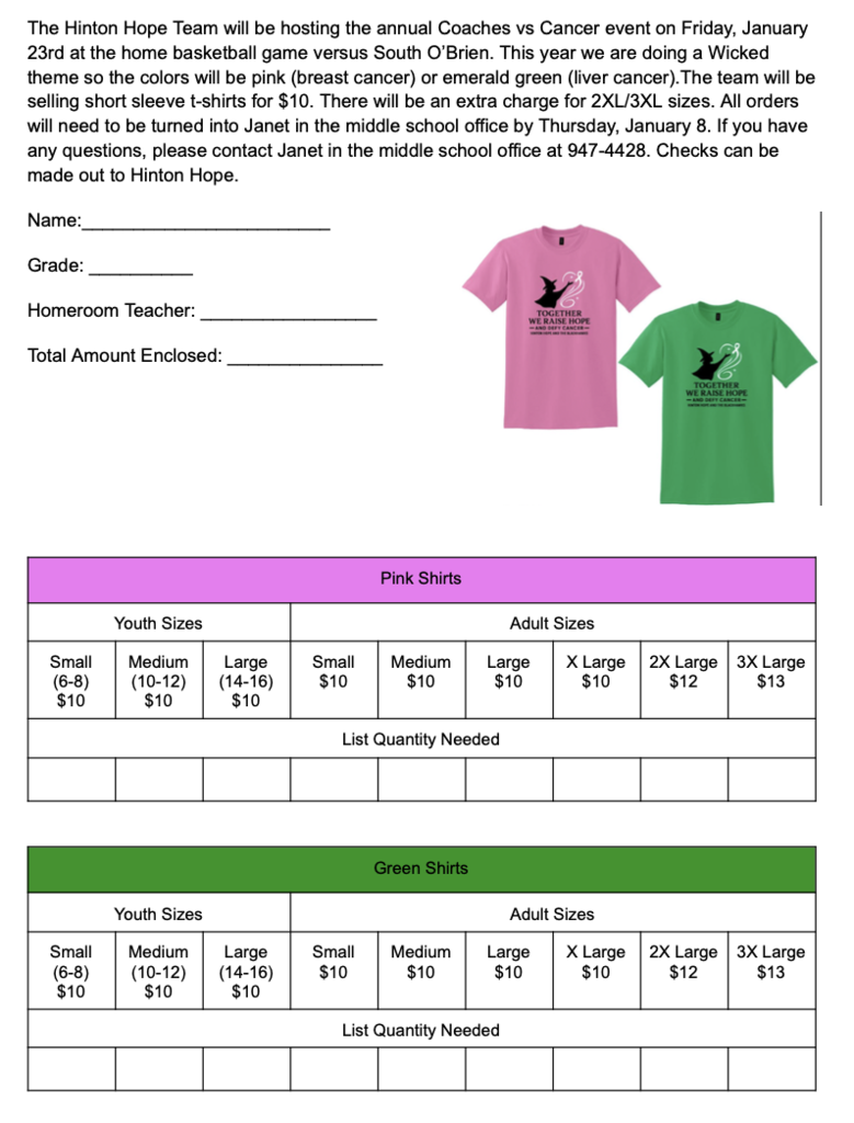 order form