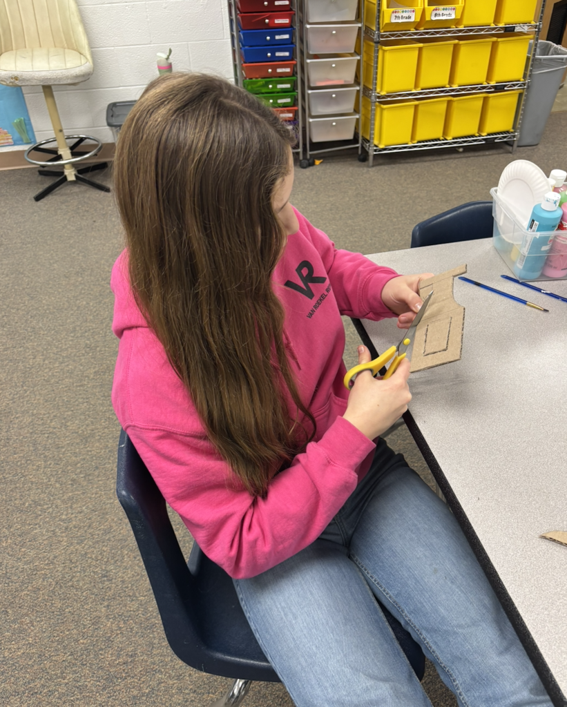 designing and cutting out the car's chassis