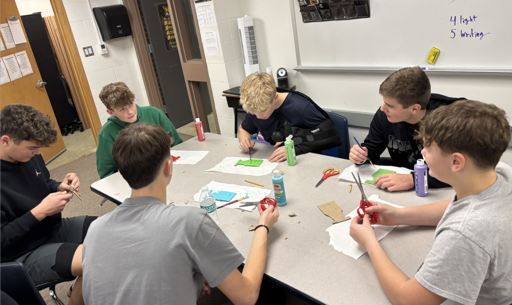 designing the car's chassis 