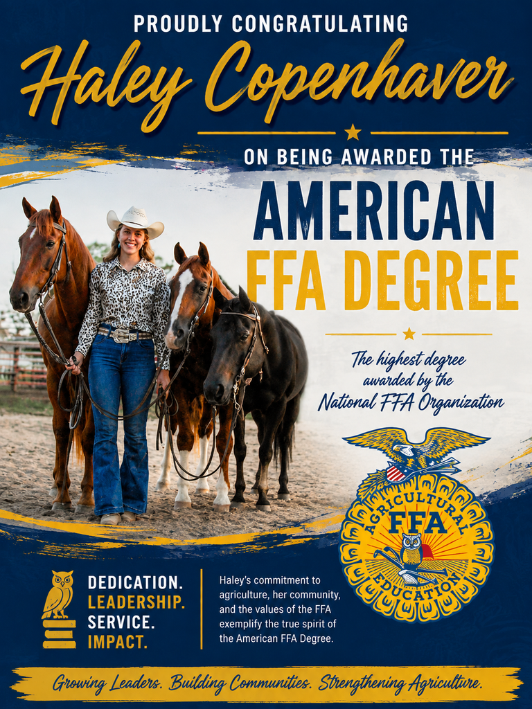 American FFA Degree Poster