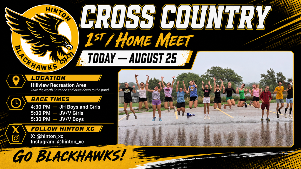 Home Cross Country Meet Infographic