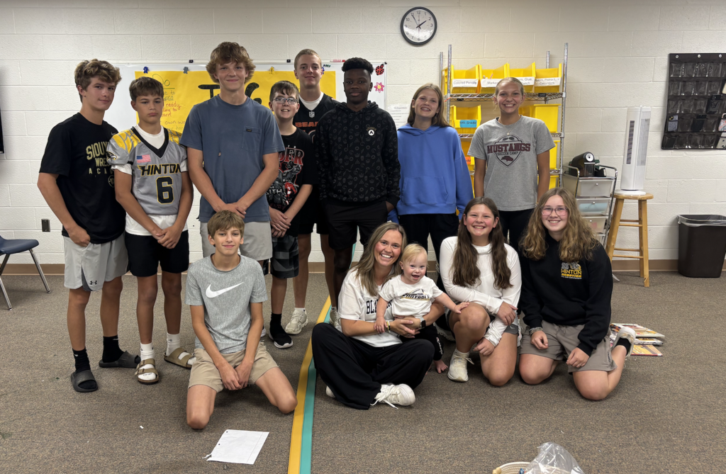 the students with Kalee and Cal
