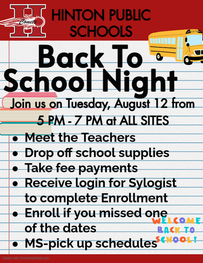 BACK TO SCHOOL NIGHT