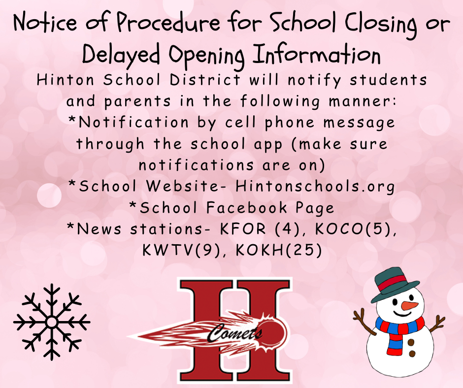 School closure procedures