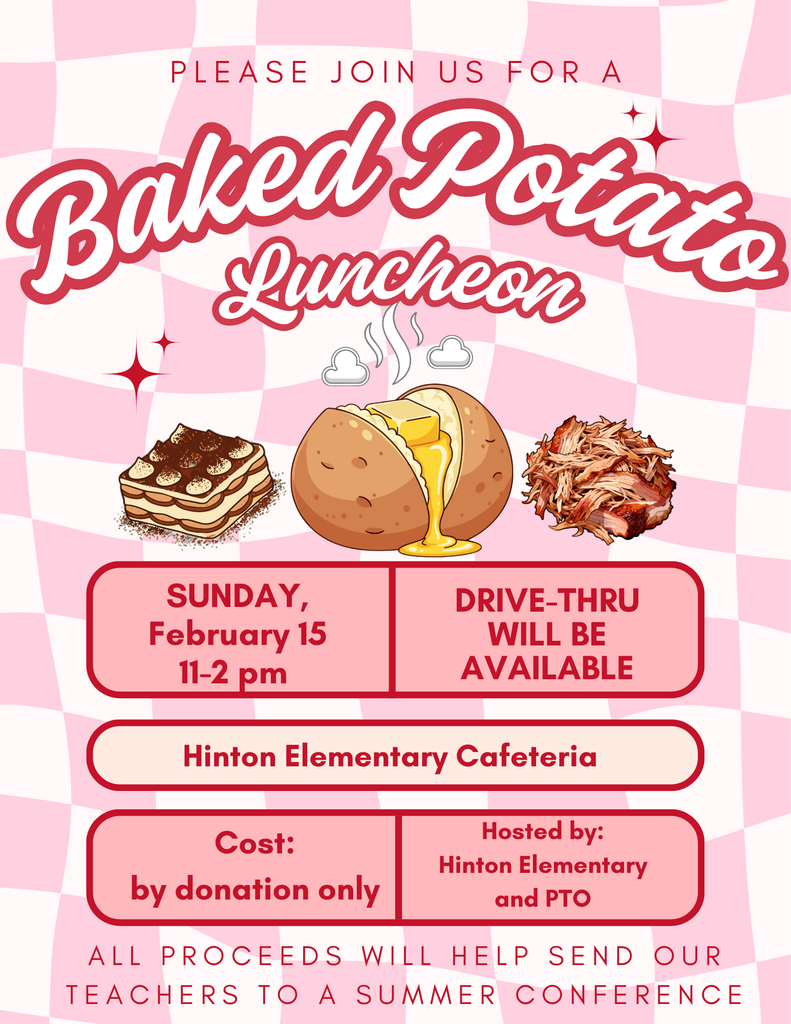 Baked Potato Lunch on Sunday February 15th