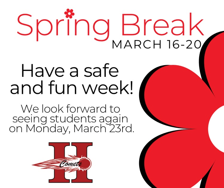 Spring Break 3/16-3/20