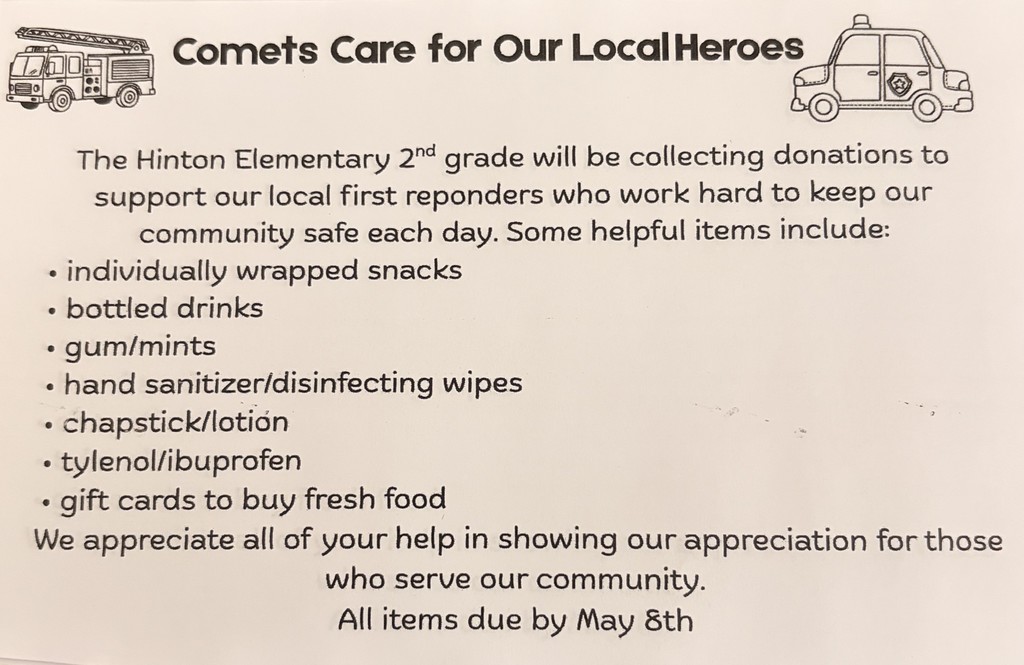 2nd grade service project