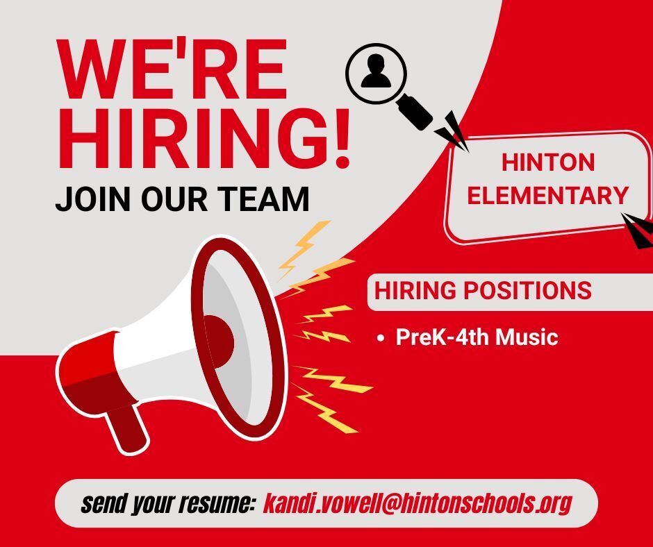 PreK-4th Music Job posting