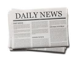 Image of newspaper that says "Daily News".