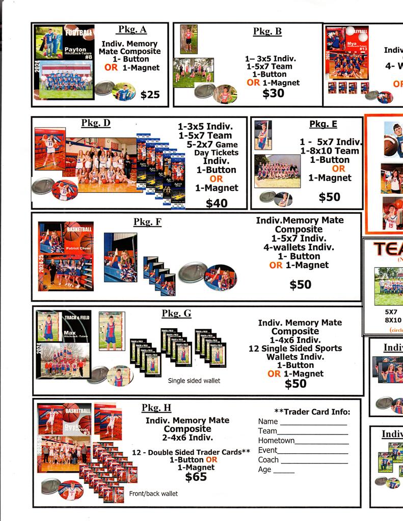 Sports Pictures Packages