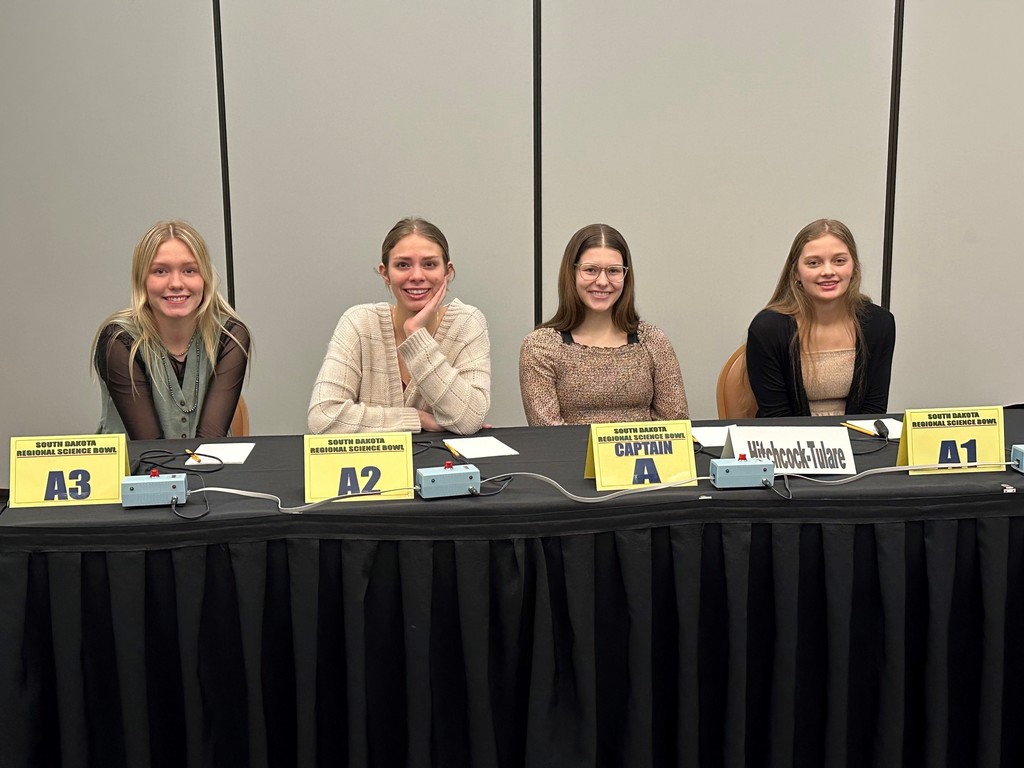 L-R: Katelyn Schroeder, Isabel Gilbert, Brooklyn Frankenstein, Regan Lutter