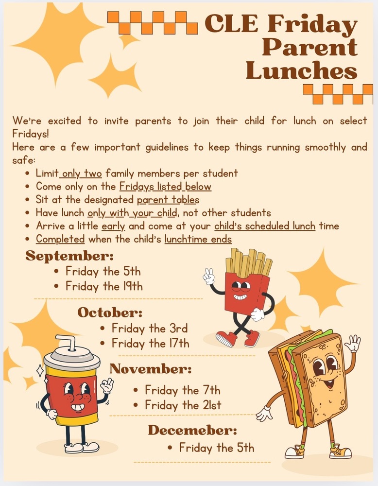CLE Parent Lunches