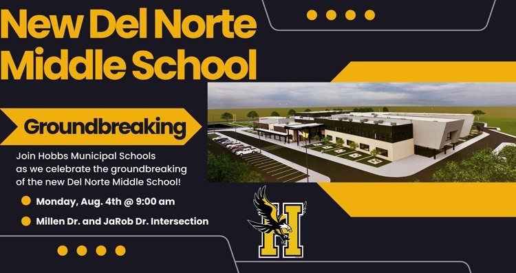 invitation to groundbreaking of new middle school