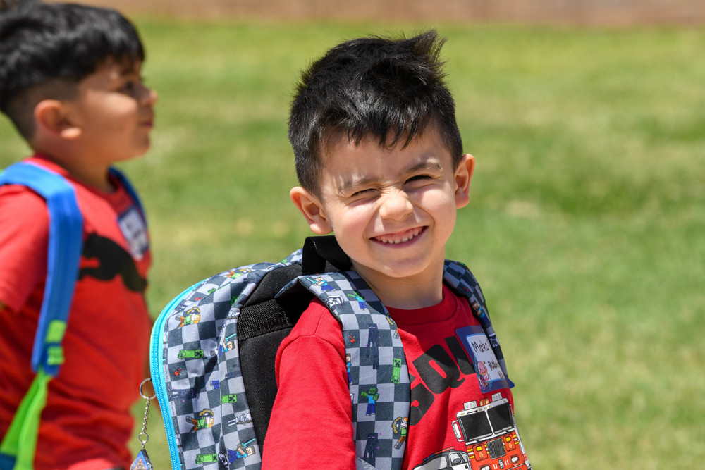 cute kid smiling