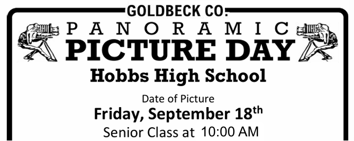 description of company and panoramic picutre time. Friday September 18th at 10am for the Senior class