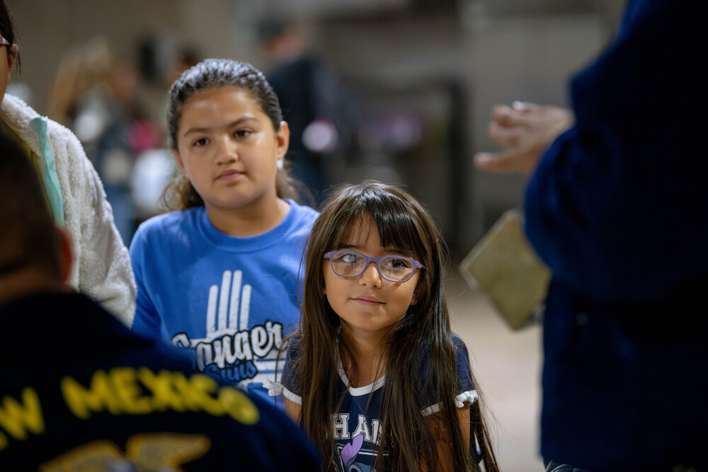 Student engaged during instruction led by Hobbs High FFA President