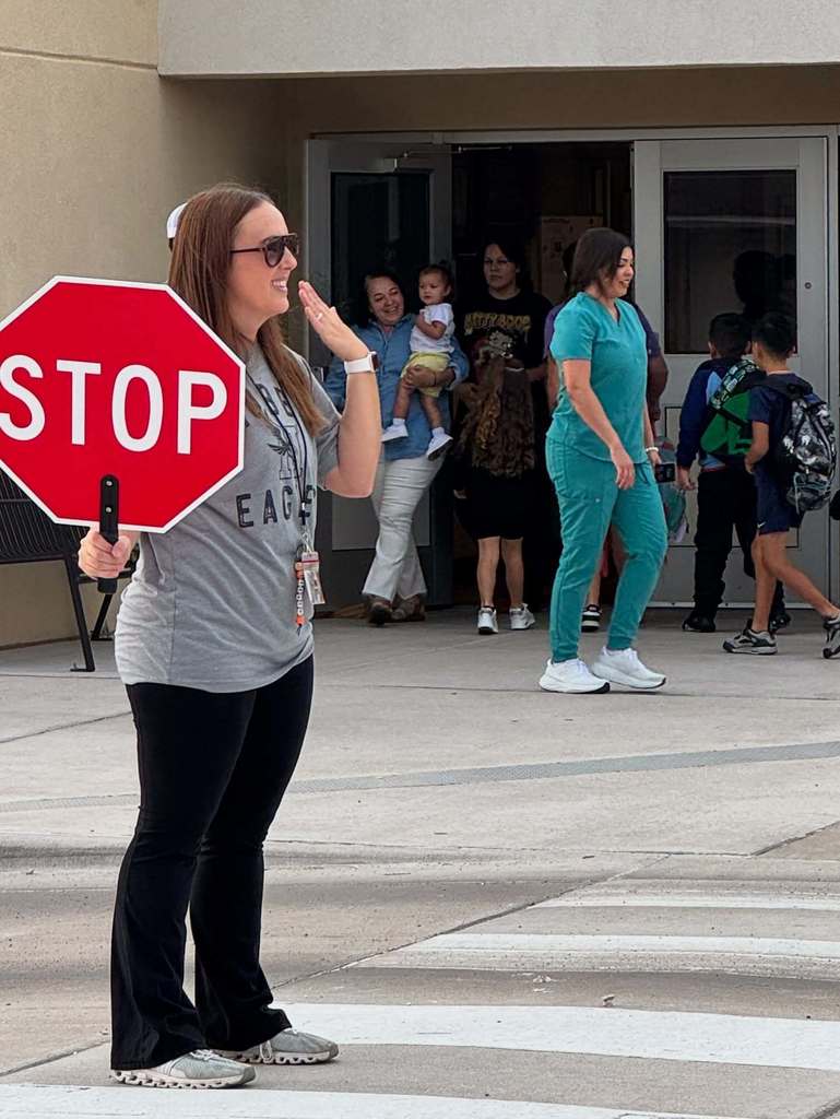 crosswalk attendant