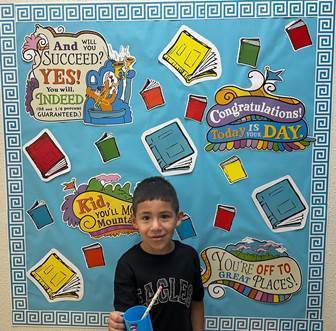 Alijah Alvarado was our first student to make it to the AR board for this school year! Way to go Alijah!
