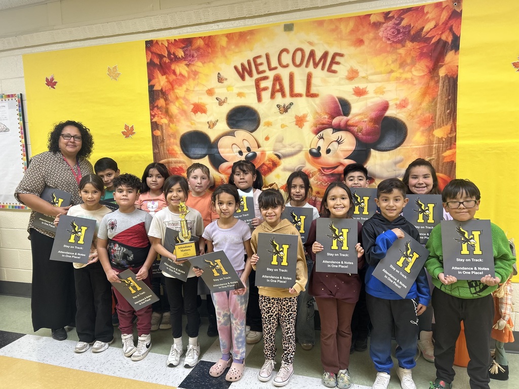  Mrs. Navarro's class won the weekly Attendance Trophy with 95%. Way to go!