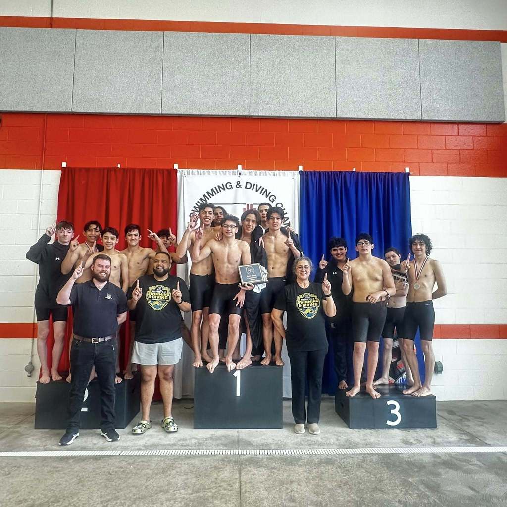 Boys swim team photo