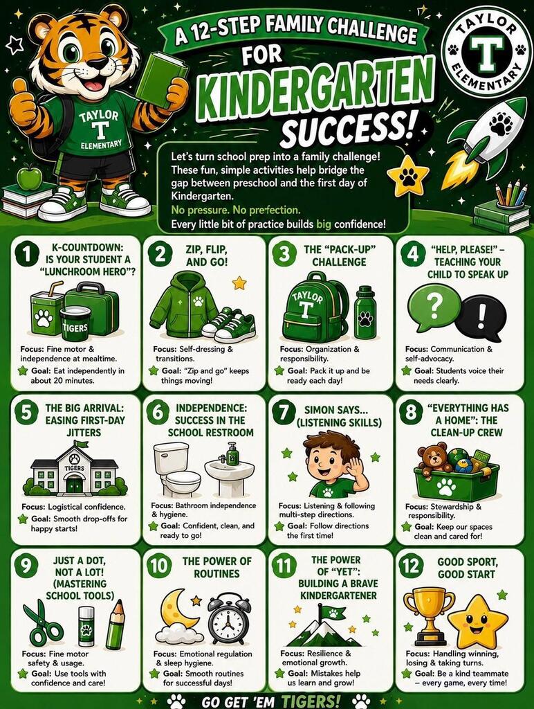 Kindergarten success flyer