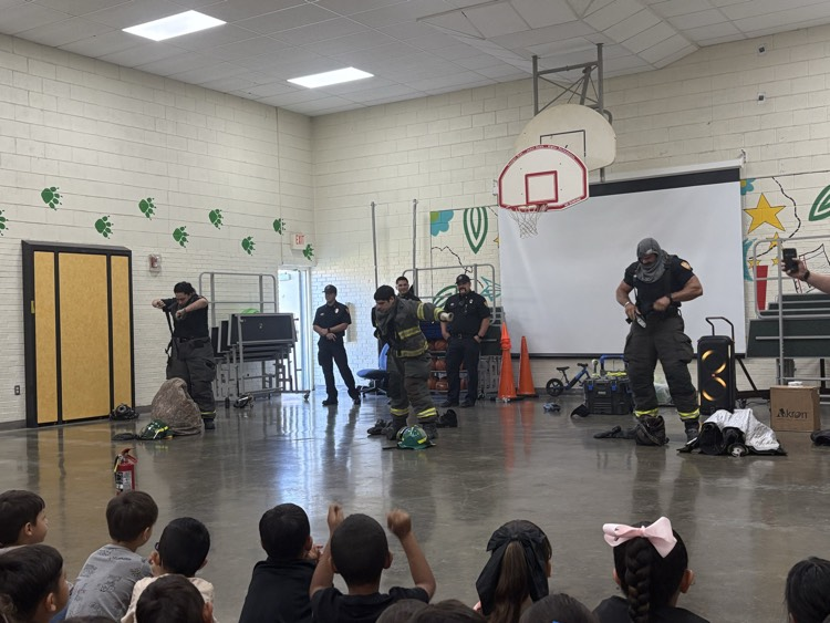 firefighters putting on gear