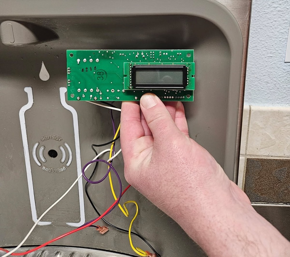 HHS water filter repaired.