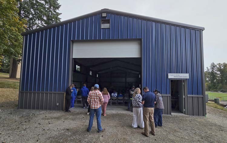 Picture of CTE Skill Trades Building in the LaCenter School District