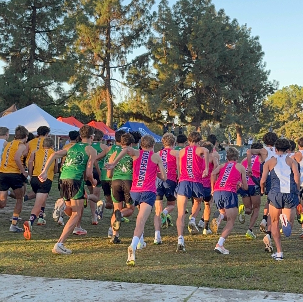 Picture of starting line at Clovis Invitational