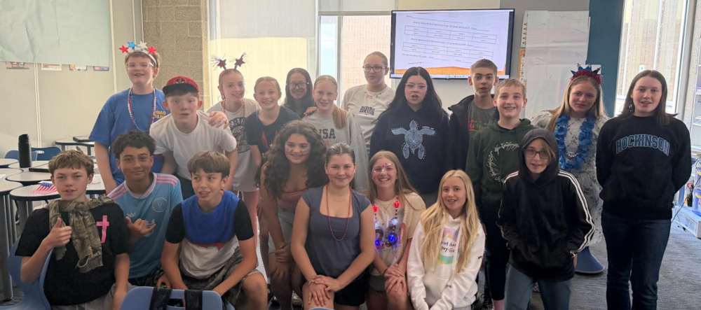 Photo of Mrs. Parker's 4th Period Class