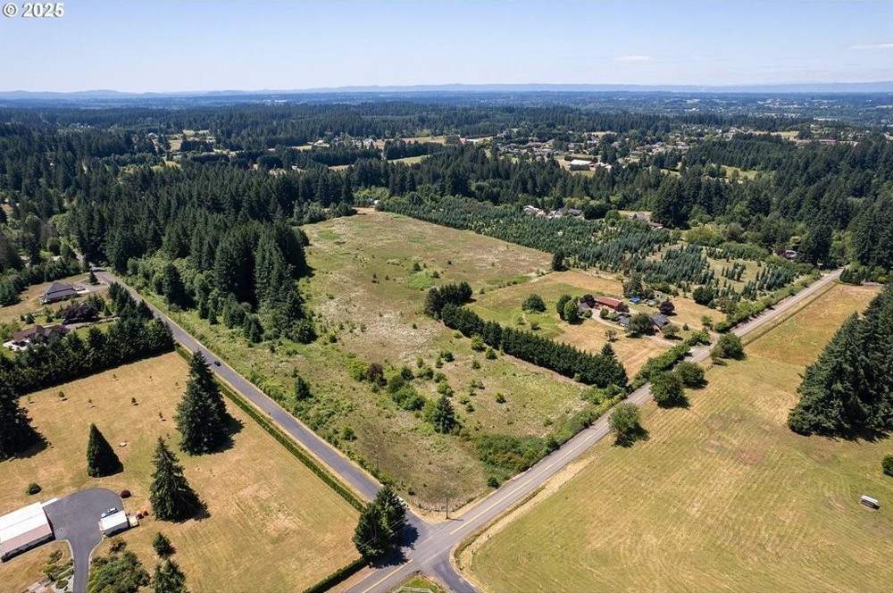 Bird's eye view of the HSD  parcel of land located at 169th St. and 217th Ave.